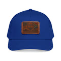 Baseball cap, solid royal blue with rectangular H2A patch