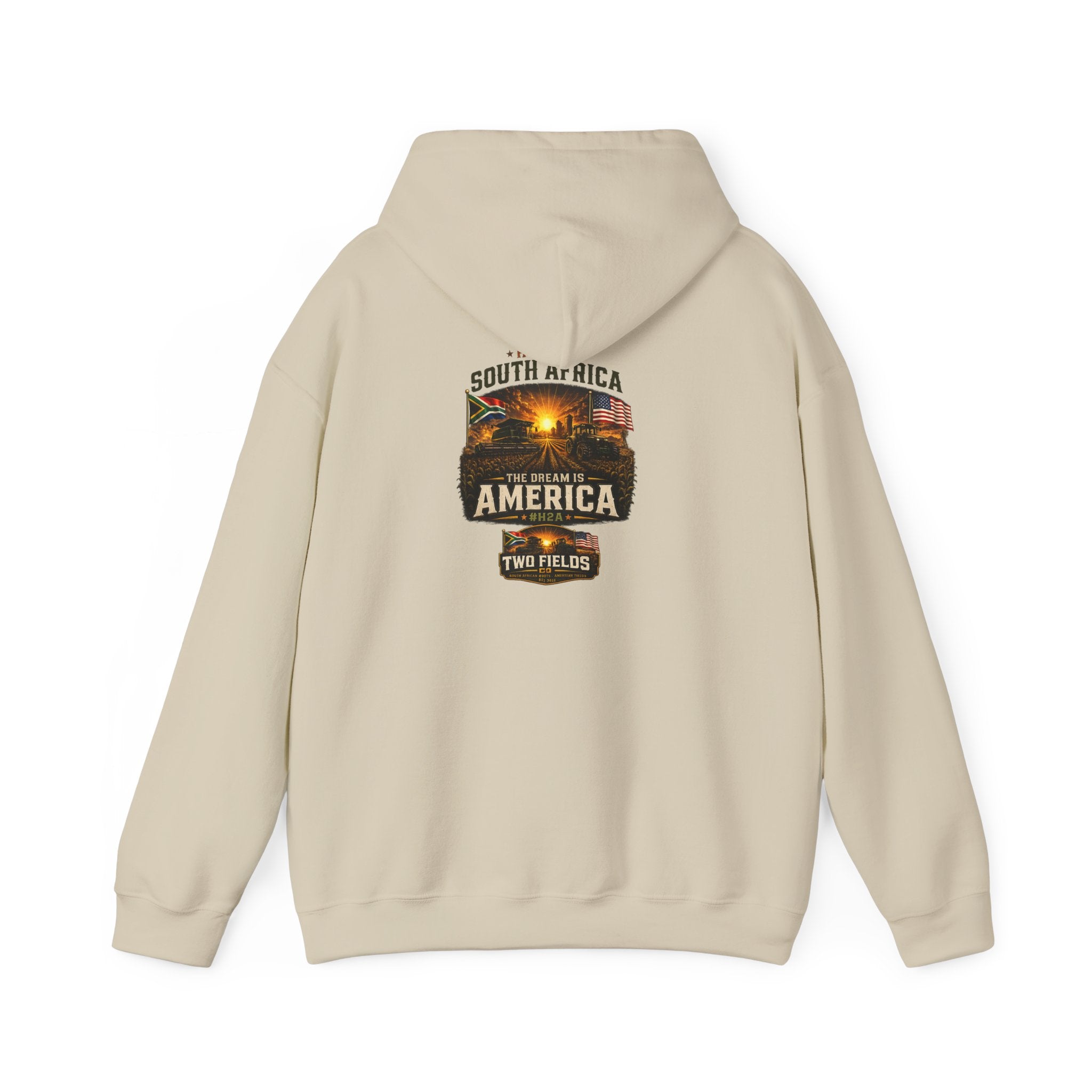 America Road Trip Hoodie – Scenic Sunset Vintage Travel Graphic